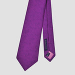 Natte Weave Silk Tie in Electric Purple