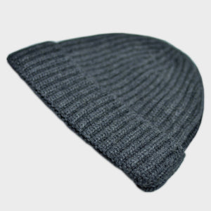 Four Ply Cashmere Winter Beanie in Grey