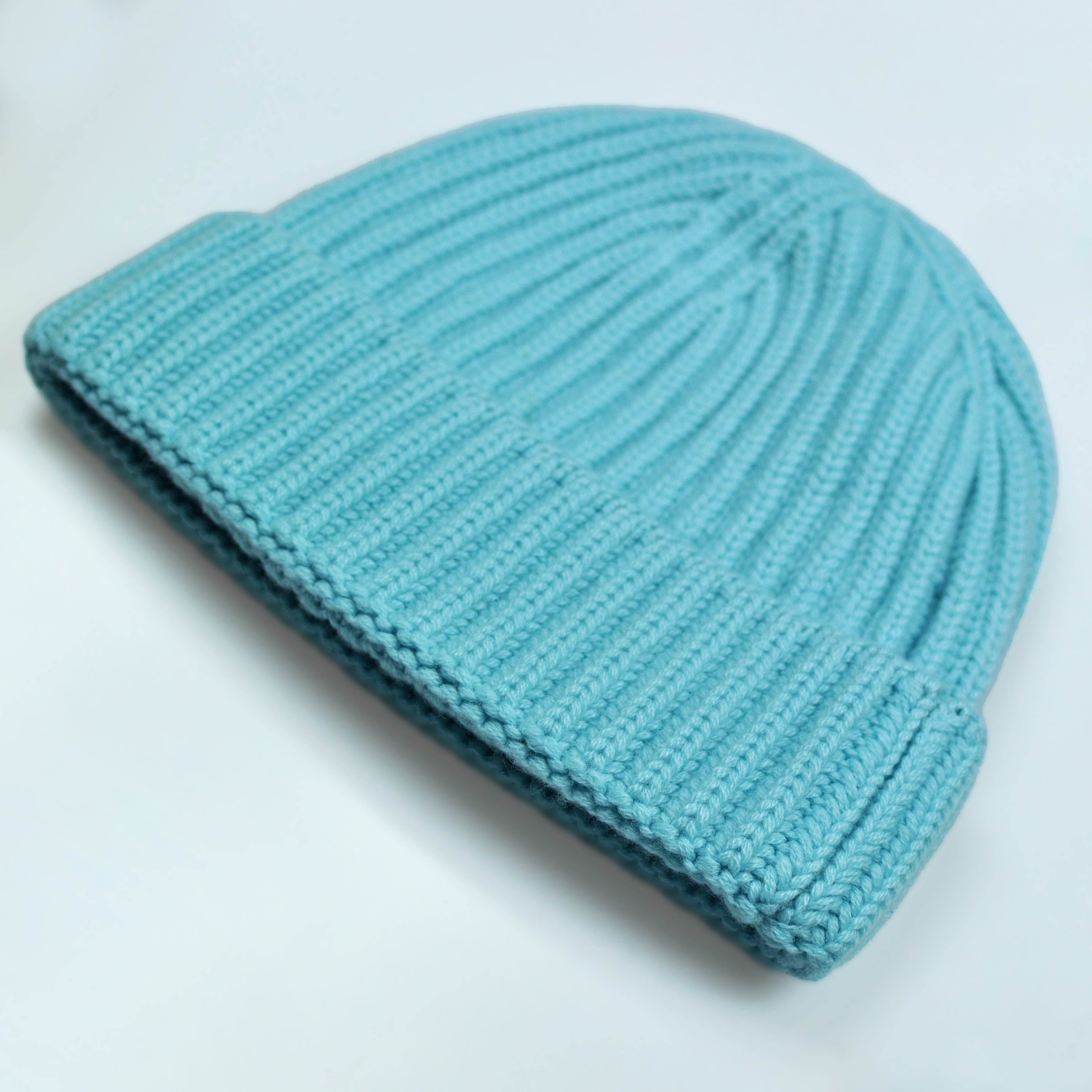 Four Ply Cashmere Winter Beanie in Teal