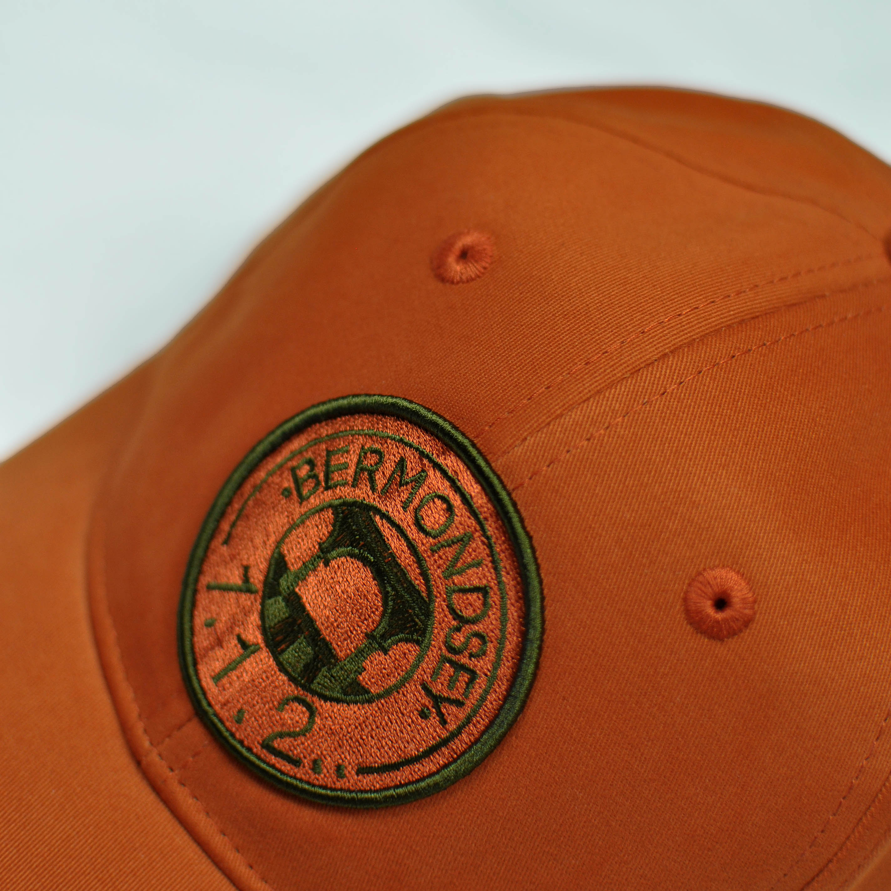 112 Bermondsey London Cap in Brick Orange