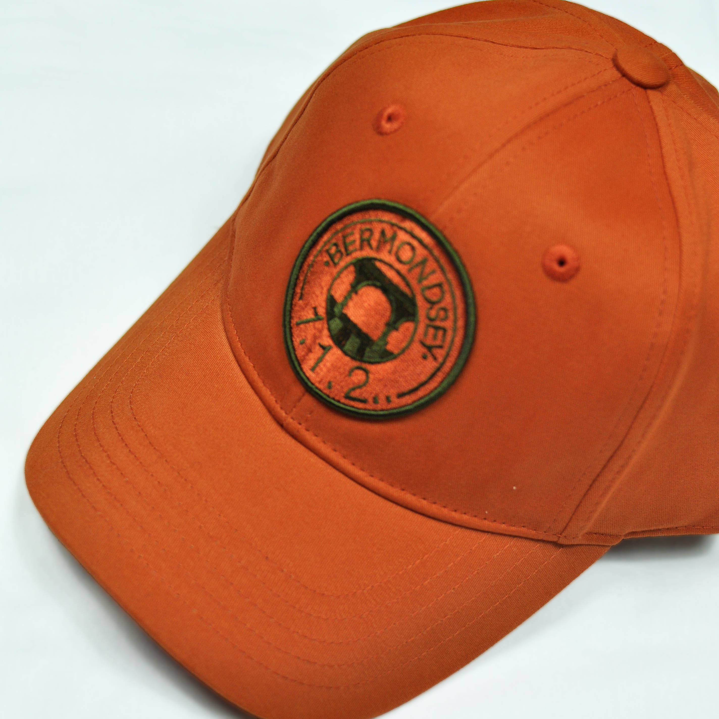 112 Bermondsey London Cap in Brick Orange