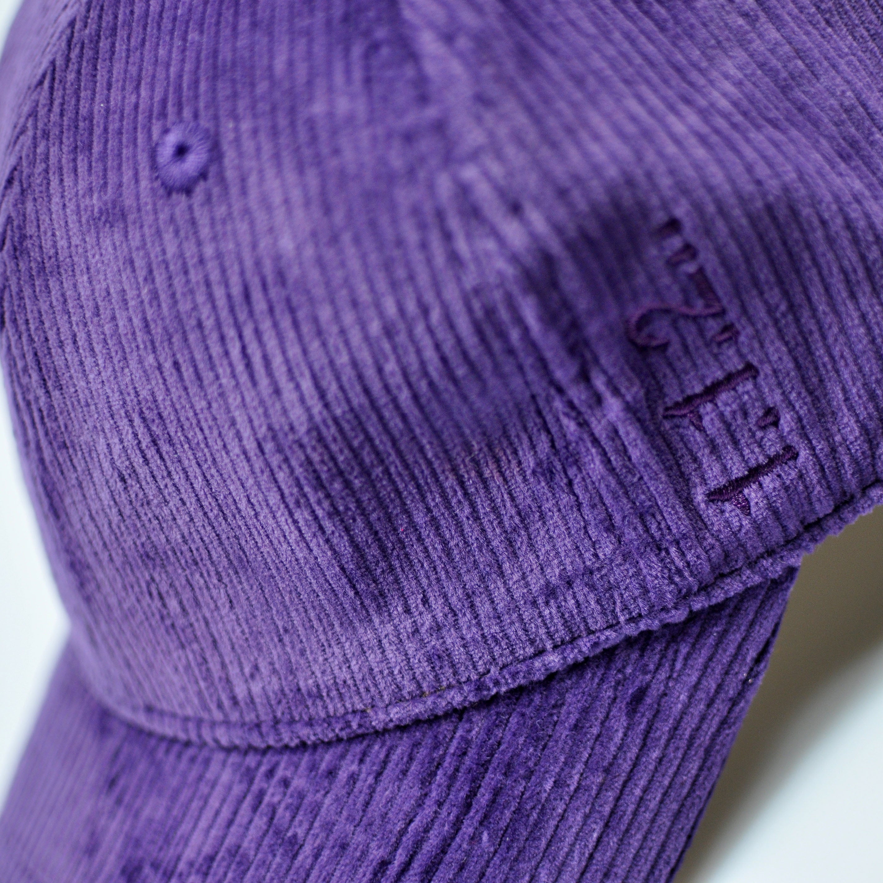 112 Bermondsey London Corduroy Cap in Purple