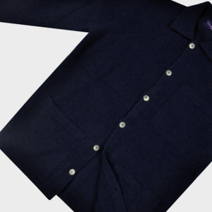 Wool Blazer in Dark Navy