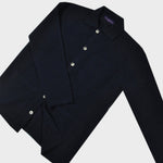 Wool Blazer in Dark Navy