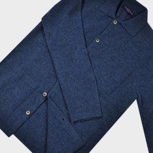 Wool Blazer in Denim Blue