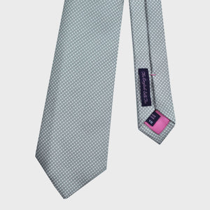 Natte Dots Silk Tie in Ecru