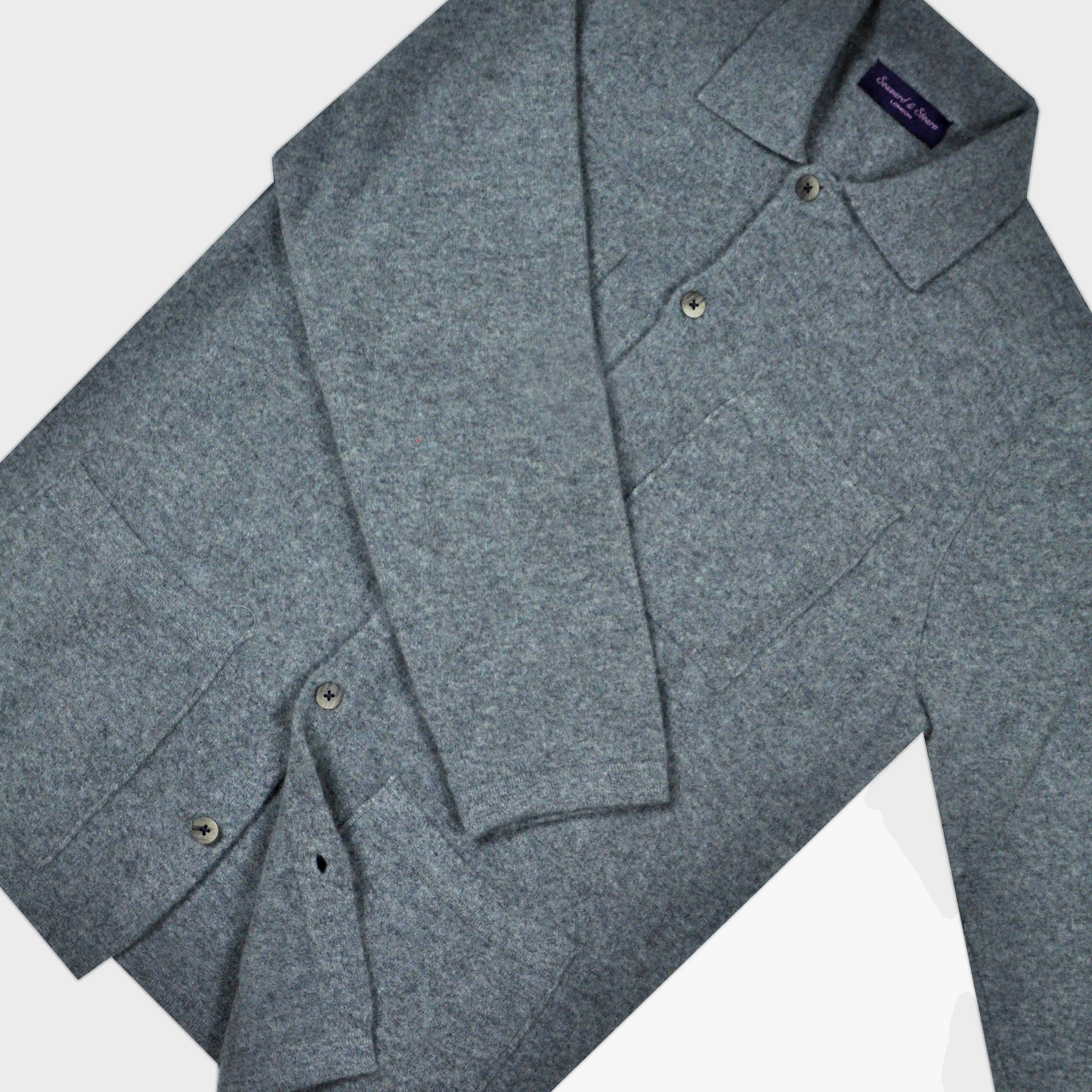 Wool Blazer in Grey