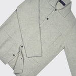 Wool Blazer in Stone