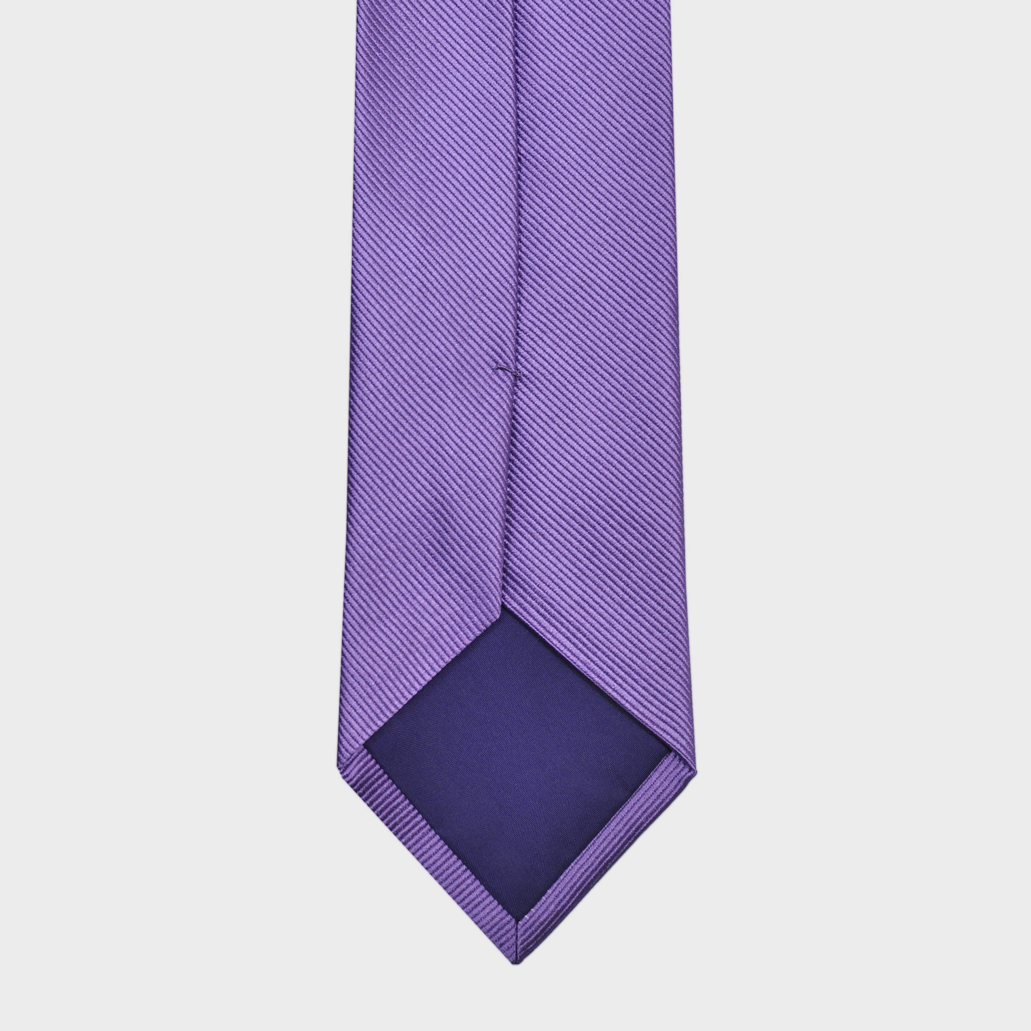 Classic Reppe Silk Tie in Violet