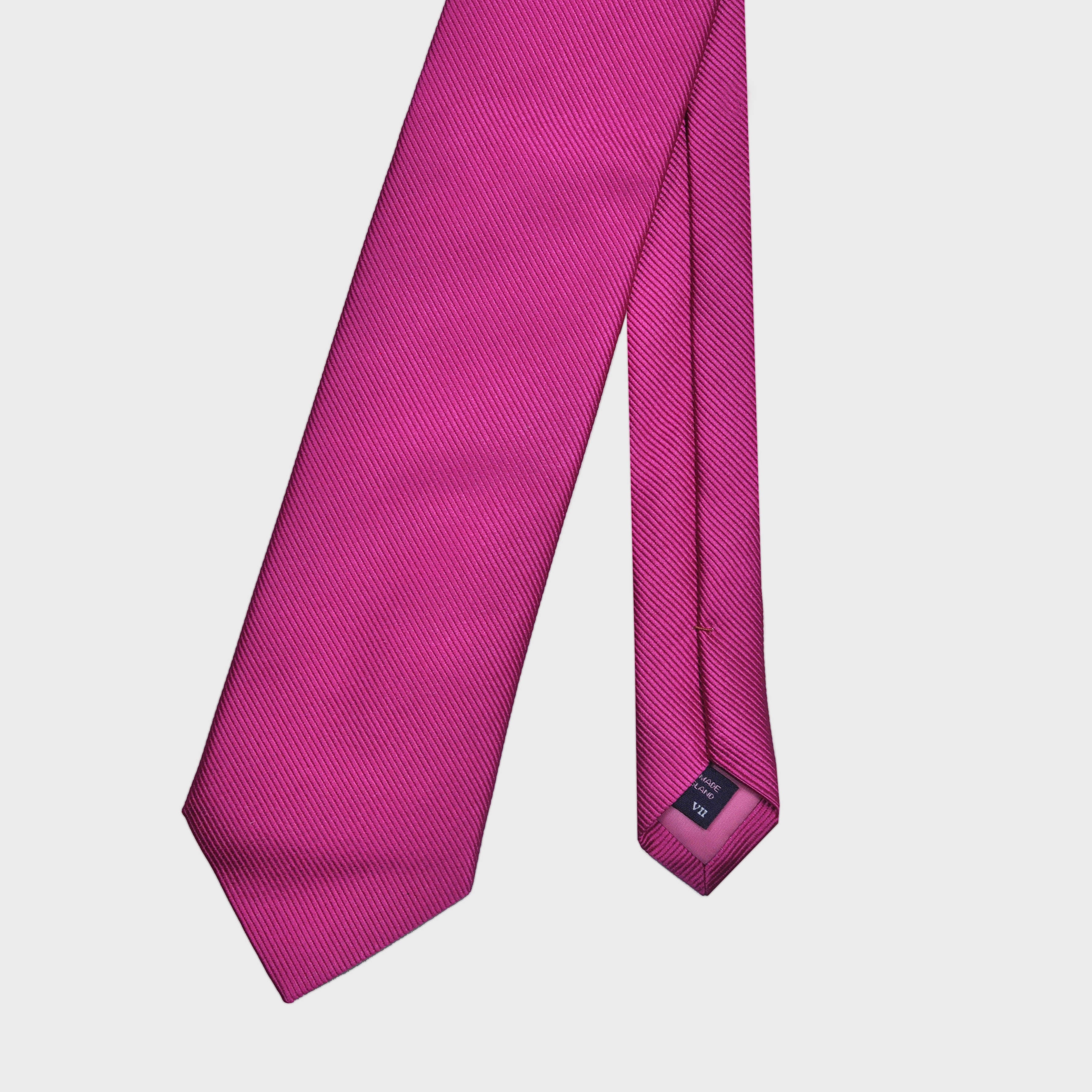 Classic Reppe Silk Tie in Pink