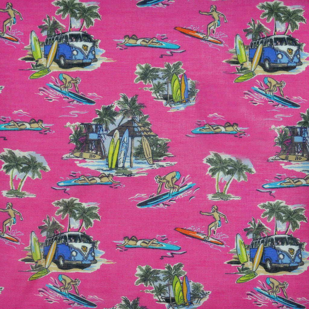 Surfers Cotton & Cashmere Pocket Square in Pink