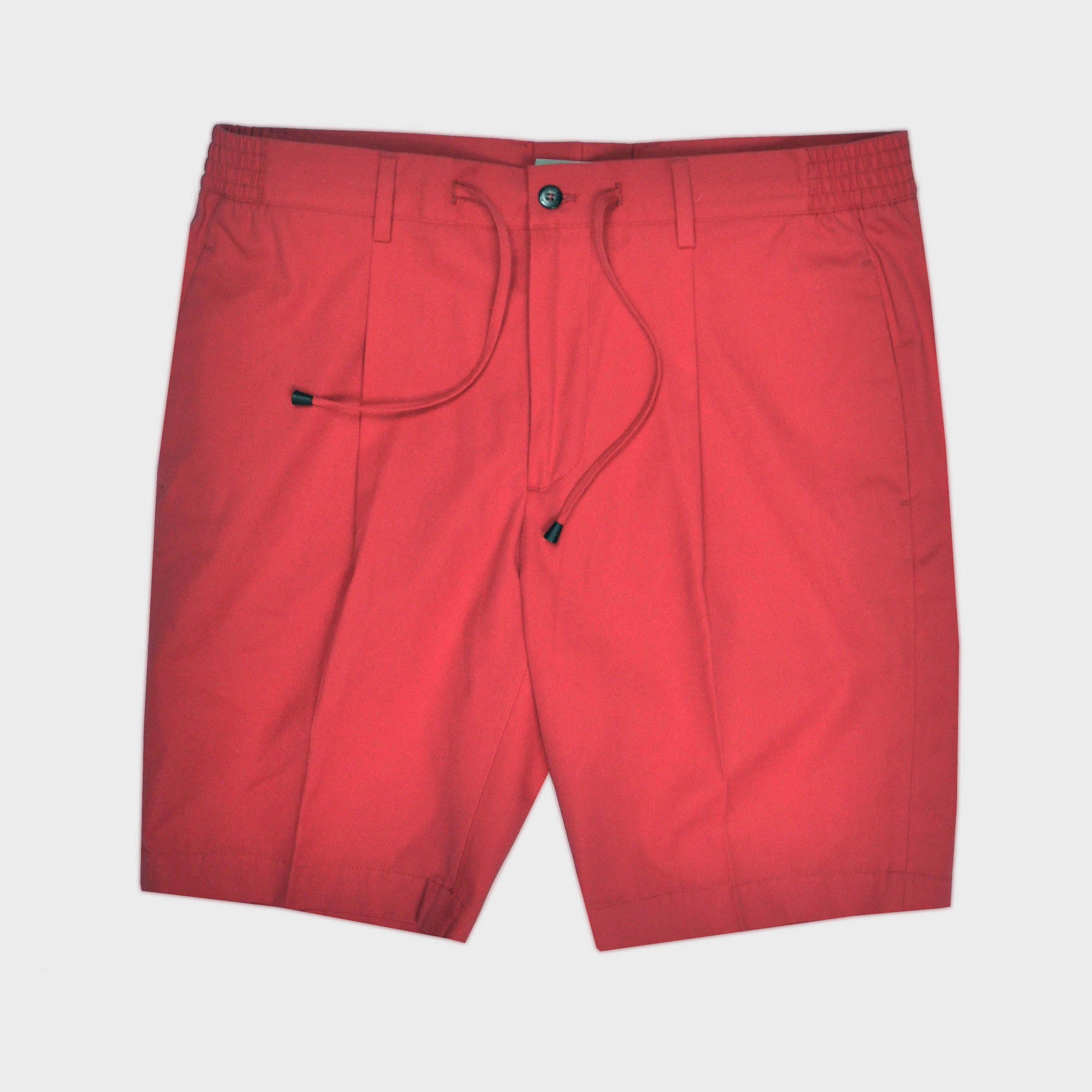 Smart Summer Short with Draw String in Salmon Red