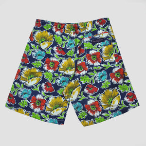 Flowers Swim Short in Blue